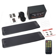 2in1 usb Fleksibel Truk Kabin Kaca Depan LED Dekoratif Pixel Layar Lampu Berkedip Mata Setan DIY Ani