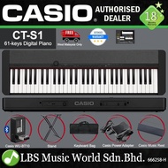 Casio CT-S1 61 Key Portable Keyboard Electronic Music Piano - Package A (CTS1 CT S1)