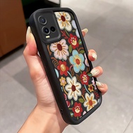 HP Phone Case For VIVO Y21 Y21s Y21T Y21E Y21A Y21G Y33T Y33s Case Embroidery Chinese Flower Cover S