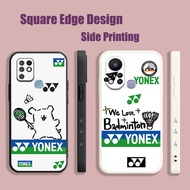 Casing For Huawei Y6P Y7 Y7A Y6 Pro Honor 50 Lite 2019 Yonex Badminton Racket anime OAP02 Phone Case Square Edge