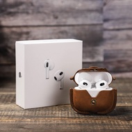 Bao Da Bò Cho Apple Airpods 3 2021 Bao Da Có Móc Hộp Sạc Funda Không Dây Bluetooth Phụ Kiện Airpod