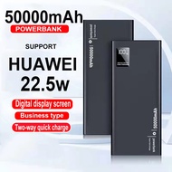 Malaysia Spot 50000mAh Portable Mini PowerBank Mirror Screen Digital Display PowerBank External Batt