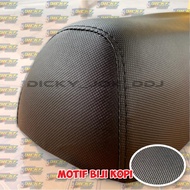 Sarung Jok Motor/Kulit Jok Motor Polos Jahit Kepala (Tersedia 2 Ukuran)