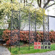 Half Arch Rattan Climbing Rack Outdoor Monthly Iron Art Arc Half Arch Grape Bracket Courtyard Garden