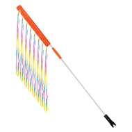 Adjustable Bicycle Flag with Pole for Safe Reflective Waterproof Warning Flag for Mobility Tricycle 