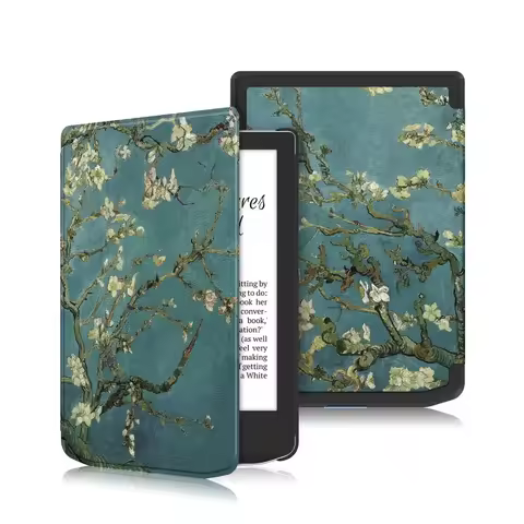 Slim Case for New 6" Pocketbook Verse Pro Color/634 Verse Pro e-Reader,Lightweight PU Leather Folio 