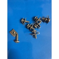 Skru & clip coverset rxz/125/lagenda/y15 Yamaha