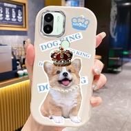 Case For Xiaomi Redmi A1+ A2+ A1 Plus A2 Phone Cat Dog King Shockproof Round And Fat