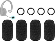SOULWIT 4Pcs Protective Microphone Foam Cover Pop Filter for BlueParrott B250XT/B350XT/B450XT/B550XT