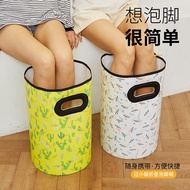 泡脚机 &amp; 足浴盆 (Foot Baths &amp; Spas) 加热可折叠家用泡脚桶过小腿按摩泡脚神器盆家用折叠水桶便携式 新款 现货 23.12.11