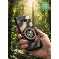 AZS Casing LG V60 ThinQ V50 V40 V30 Q61 Q51 G8 G7 G6 G8X V50S Ring Black Diamond Casing Case LG anti