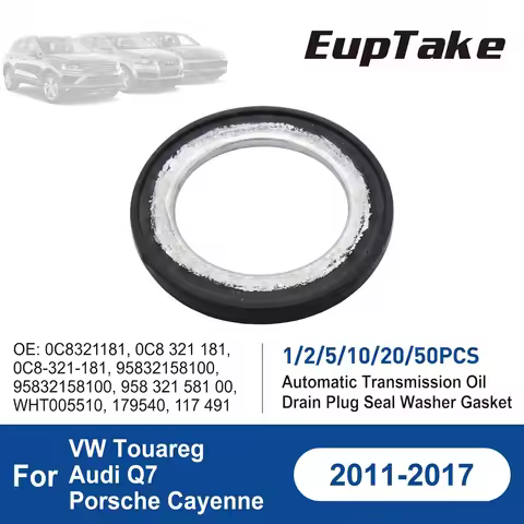 1/2/5/10/20/50PCS Automatic Transmission Oil Drain Plug Seal Washer Gasket for VW Touareg Audi Q7 Po