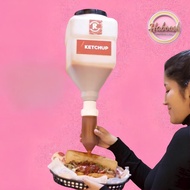 Space-Saving Hanging Sauce Dispenser - Sauce Hanger - Hands-Free Sauce Dispenser Large Capacity 5.5L