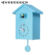 VEEDOOCA Minimalist Cuckoo Clock Natural Bird Voices Unique Home Decoration Cuckoo Sound Clock With 