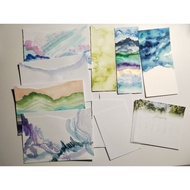 Original Handpainted Handmade and Prints of 2026 Calander Sheets