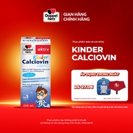 Siro canxi cho bé Doppelherz Kinder Calciovin bổ sung canxi hữu cơ hỗ trợ tăng chiều cao xương chắc