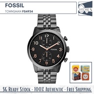 (SG LOCAL) Fossil FS4934 Townsman Chronograph Stainless Steel Men Watch
