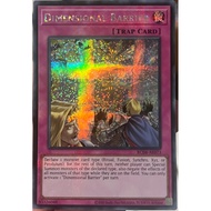 Yugioh Asia-Eng [RC04-AE073] Dimensional Barrier (Secret Rare) Authentic Licensed Yugi Card Game
