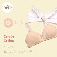 Miko Bra C409 - 35%Cotton 10%EA  55%PES / soft support/ lightly padded/ 3/4 cup/ junior bra/