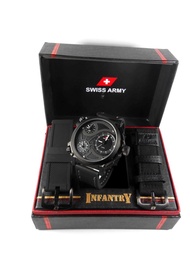 Jam Tangan Swiss Army Infantry 3 Time