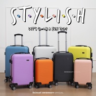 Pology [พร้อมส่ง] กระเป๋าเดินทางล้อลาก รุ่น 8090 Stylish 16 20 24 นิ้ว รุ่นใหม่ ดีไซน์สุดหรู ใบใหญ่จ