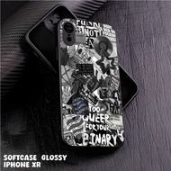 Case iphone XR Casing iphone XR Case Glossy Case Motif [AESTHETIC ART] hp iphone Casing Cool Kesingh