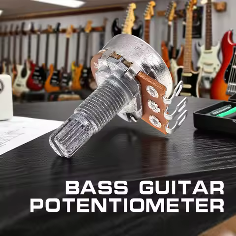 A500K B500K A250K B250K A50K B50K A25K B25K Potentiometer Splined Small Pot Electric Guitar Bass Eff