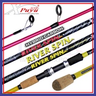 Xpuyu River Spin Joran Pancing Spinning 5'6-8'0kaki | 2kg-9kg Max Load | TCE Tackles Fishing Rod
