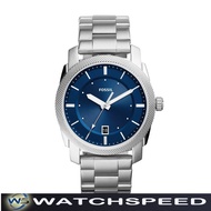 Fossil FS5340 Machine Blue Dial Stainless Steel Men's Watch