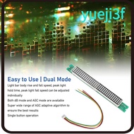 YUEJI Music Level Indicator Module, 32-Bit 8 Effects Adjustable Brightness Sound Level Display Board