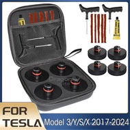 Untuk Alat Penyesuai Pad Jack Pengangkat Getah Tesla untuk Tesla Model 3/Y/S/X 2017-2024 Aksesori Al