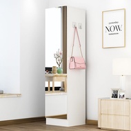 Dressing Mirror Full Body Full-Length Mirror Household Multi-Functional Locker Small Apartment Closet Simple Floor Mirror with Mirror