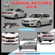 HONDA ACCORD 2014 2015 FULL SET MDL FULLSET (FRONT SKIRT, SIDE SKIRT, REAR SKIRT) PU GETAH BODYKIT-U