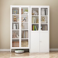 HY🍎IKEA Environmental Protection Aldehyde-Free Iron Bookcase Nordic Home Bookshelf Sitting Room Cabinet Floor Storage Di