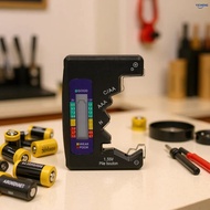 FZ3Pcs Battery Tester, Universal Battery Checker for AA / AAA / C / D / N / 6F22 / 9V / 1.55V Button