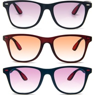 Bifocal Reading Glasses for Women Men Squre Unisex Eye Glasses with Tinted Lens Outdoor UV 400 Prote