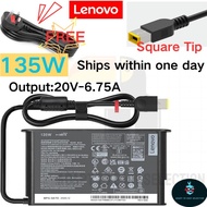 Original Lenovo 135W 20V 6.75A Adapter for IdeaPad Y40/Y50/Y700/Z710/T440/T460 ThinkPad P1 G7 Legion