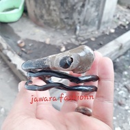 Gelang Akar Bahar Hitam Lentur Bonggol Berbatu Karang Unik