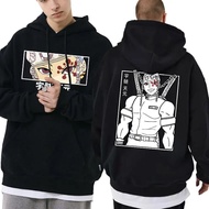 Anime Demon Slayer Uzui Tengen Printed Hoodie Man Streetwear Men Hoodies Coat Tee