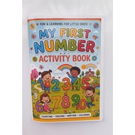 MY FIRST NUMBER ACTIVITY BOOK 3-7 YEARS OLD