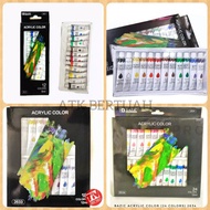 SET 12 18 24 ACRYLIC PAINT BAZIC ACRYLIC PAINT