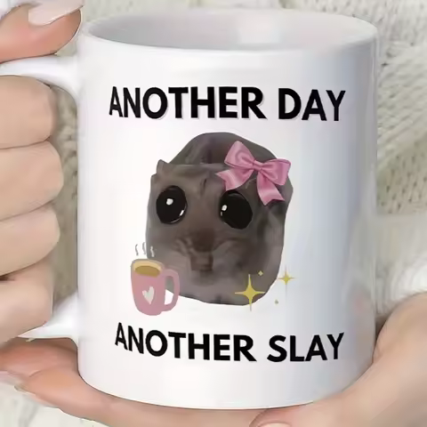 another day another slay mug funny animal cup 11oz creamic coffee mug