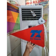 2-sided Custom Printing Pancawarna Tour Travel Triangle Flag/Travel Tour Identity Flag/Tour Guide Fl