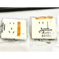 Gasto Germin 5-pin 1-switch socket