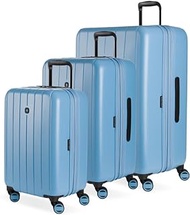 8092 Hardside Expandable Luggage with Spinner Wheels, Light Blue, 3-Piece Set (20/24/28), Swissgear 8092 Hardside Expandable Luggage With Spinner Wheels