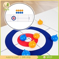 [Ihoce] Tabletop Curling Game Sliding Bead Game Stable Sliding 8x Curling Pucks