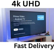 4K UHD ANDROID TV WITH PRIME VIDEO APP MURAH