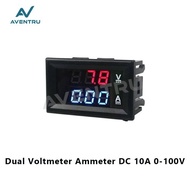 Dual Voltmeter Ammeter Volt Amp Ampere Ampere Digital Meter 10A 0-100V