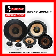 MOHAWK Car Audio MOHAWK- M5 SERIES 6.5 inch 3-Way Component Speaker 240W - 19M5-6.3