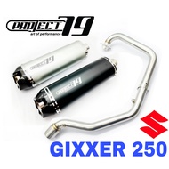 Project79 Exhaust Suzuki GIXXER250 SF250 Ekzos Full System Stainless Steel Tabung Muffler Accessorie